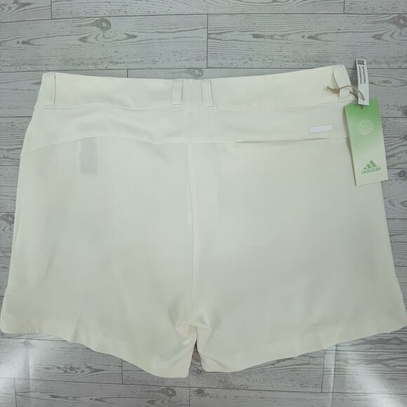 Adidas Women's Primegreen Flat Front Golf Shorts, 5" Inseam NWT, Sz. 12, Tennis - Picture 3 of 11